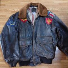 美品 90s A-2 G-1 短丈 フライトジャケット ヴィンテージ Mサイズ vintage flight leather jacket A-2 G-1 短丈