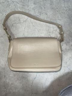 アニエスベー　ベージュ レザー ショルダーバッグ　未使用品