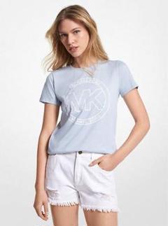 MICHAEL KORS 半袖Tシャツ XS ライトシャンブレー 新品未使用