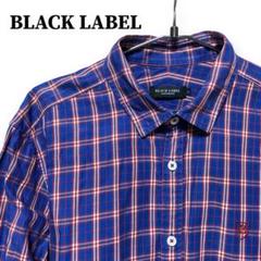 BLACK LABEL チェックシャツ Lサイズ トップス メンズ