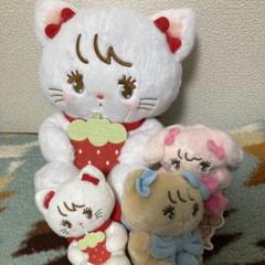 mikko illustrations いちご BIG ぬいぐるみ ムースセット