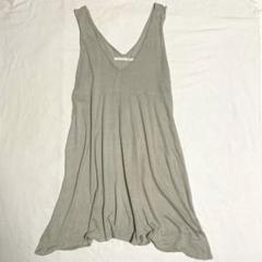 gin 麻　袖なしワンピース　チュニック