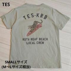 TESテス　トラ柄　Tシャツ　 SMALLサイズ(Mサイズ相当)