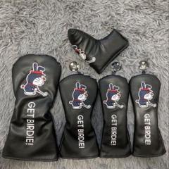 5点セット 新品 GOLF ゴルフクラブ ドラえもん ヘッドカバー