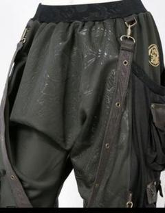 i*o様 キューティーフラッシュ　QutieFrash　サルエルパンツ（黒矢絣） Qutie Frash 9825-PT ラップ付きサルエルパンツ | TyCHE Mari