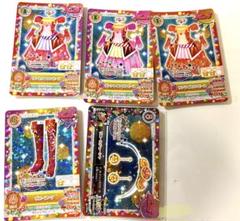 アイカツスターズ！ ゆめ 太陽のドレス 認定証 カードセット×6 アイカツスターズ 虹野ゆめ スタープレミアム 太陽のドレス