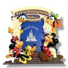 【美品】東京ディズニーランド　フォトスタンド　写真立て　ミッキー　ミニー
