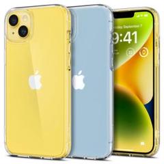 Spigen iPhone14Plus ケース 全透明 ワイヤレス充電対応