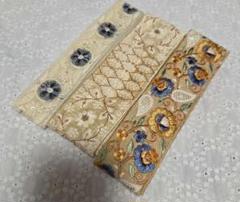 インド刺繍リボン　各約１m 　3本セット