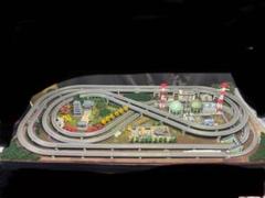 Nゲージ ジオラマ KATO 高架線路 トミックス 神社 コンビナート