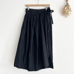 COMME des GARCONS 切り替え ラップスカート アシンメトリー S