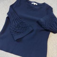 近年購入・新品同様☆ハナエ モリ HANAE MORI 五泉 サマーニット 38