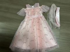 カイリー着用デザイン MESHIKI サテン ワンピース ドレス ピンク XS
