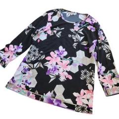 【美品★LEONARD フラワープリント 長袖 Tシャツ LL】 2025年最新】LEONARD レディース 長袖 Tシャツ・カットソーの