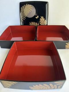 HANAE MORI 森英惠 漆器シック 漆器 重箱 三段 HANAE MORI 森英惠 漆器シック 漆器 重箱 三段 - メルカリ