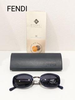 【新品・未使用】FENDI ティアドロップサングラス　　レザーケースあり 新品・未使用】FENDI ティアドロップサングラス レザーケース