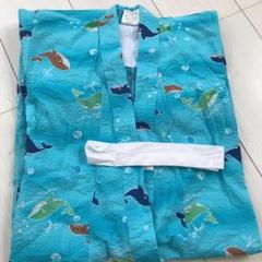 浴衣 くじら柄