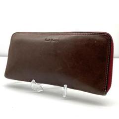 ✨️希少✨Paul Smith　長財布　レザー　ダークブラウン　ラウンドジップ