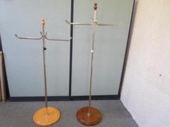 T字ハンガー　店舗用什器　高さ調整可能　2台セット