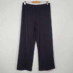 メンズ パンツ 黒 無地 ウエストゴム入り ルームウェア サイズ大きい M