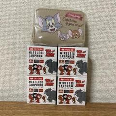 TOM and JERRYワイヤレスイヤホン４種+ミニウォレット
