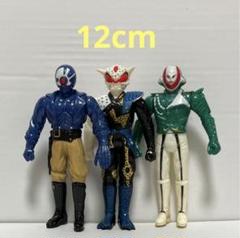 「仮面ライダーＢＬＡＣＫ ＲＸ」ソフビ人形３個セット（新品・１９８８年） 2006] 仮面ライダーBLACK RX ソフビ