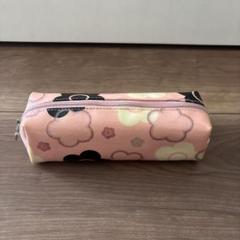 マリークワント　ポーチ　デイジー　スクエア　ペンケース　ピンク　エナメル
