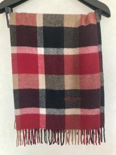 【美品】ブルーレーベルクレストブリッジ　カシミヤ混　マフラー　ウール　レッド 2611-5570442971.jpg?v=1728985141