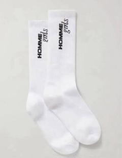 【送料込・新品・未使用・タグ付】HOMMEGIRLS オムガールズ*ロゴタンク♡ 送料込・新品・未使用・タグ付】HOMMEGIRLS オムガールズ