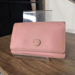 お値下げ　♡美品♡ シャネル  キーケース　ラムスキン　マトラッセ　ピンク CHANEL - シャネル ⭐︎キーケース アイコン ラムスキン ピンク