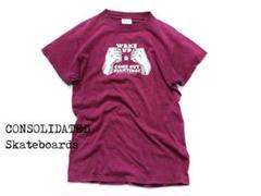 【CONSOLIDATED スケートボード】グッドプリント◎ Tシャツ Sサイズ
