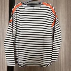 ヤマダヤ　スコットクラブ　新品　ロゴワッペンボーダートップス スコットクラブ SCOTCLUB ワッペン×グログランテープボーダー