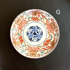花柄陶器小皿 直径約　骨董　古伊万里 色絵 金彩 時代物 染付 骨董 中国美術 古伊万里 色絵 大鉢 金彩 染付 蝶 梅 時代物 伊万里 陶器 古美術