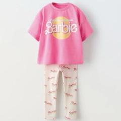 新品ZARABarbie ピンク Tシャツ レギンス セット110cm