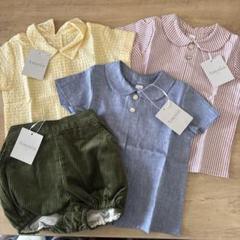【新品未使用】Amaiaベビー服 シャツ・ブラウス 4点セット