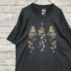 USA製90sヴィンテージTシャツ！シングルステッチグレー半袖古着　L74