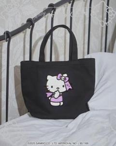 Rady ハローキティ トートバッグ ブラックラベンダー - メルカリ