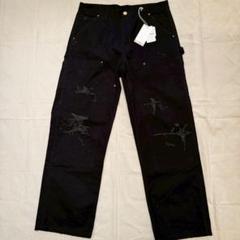 Wave Denim Pants KAMIYA 23AW 黒　パンツ KAMIYA（カミヤ）の「Wave Denim Pants（デニムパンツ）」 - WEAR