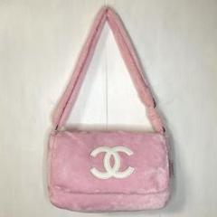 CHANEL シャネル　コスメノベルティ　ボア　ショルダーバッグ