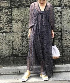 美品　レリューム　ジャーナルスタンダード　ペイマキシワンピース