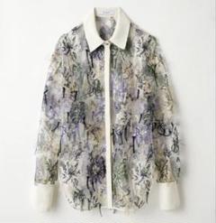 MURRAL Floating flower lace shirt (白)のサムネイル