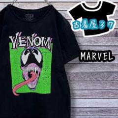 古着マーベルベノムデカロゴアメコミTシャツ黒ブラックLのサムネイル