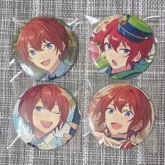 あんスタ 缶バッジ 朱桜司 4点セット