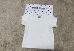 petit main*定価¥2,640!フラワーTシャツ トップス未使用