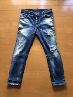 DSQUARED2 ダメージ加工デニム　最終価格 DSQUARED2 ディースクエアード デニム ダメージ加工 スキニー