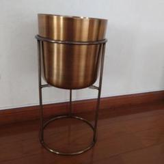 プランターカバー　ゴールド　ザラホーム　鉢カバー Zarahome プランター ゴールド プランター | Zara Home 日本/Japan