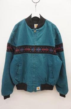 こ*じ様 カーハート サウスウエスタン サンタフェ ネイティブ柄 2XL 80s carhartt - 【スペシャル】Carhartt カーハート ジャケット