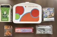 JAL：KIDSおでかけセット　（モデル、子供ケース、木製おもちゃ、食器セット）