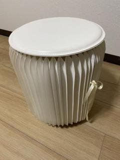 折りたたみイス ペーパースツール ホワイト 高さ35cm 耐荷重160kg