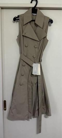 【新品】SCOTCLUB コットンフレア　ノースリーブ　ワンピースのサムネイル
